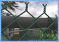 Extruded Rantai Link Pagar Privacy Layar / Slats PVC dilapisi untuk pagar perbatasan