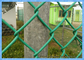 Extruded Rantai Link Pagar Privacy Layar / Slats PVC dilapisi untuk pagar perbatasan